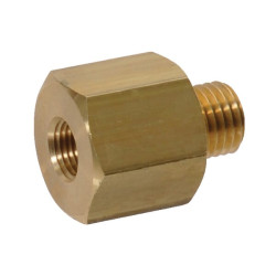 Redukcinis adapteris, žalvarinis, vidinis/vidinis, M10x1-1/4, 18NPTF, I00080