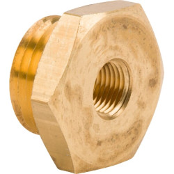 Redukcinis adapteris, žalvarinis, vidinis/vidinis, M10x1-M16x1.5, I00077