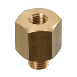 Redukcinis adapteris, vidinis/vidinis, žalvarinis, M10x1-M14x1,5, I00076