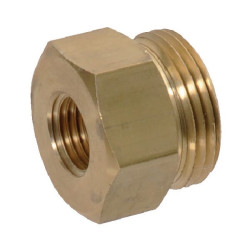 Redukcinis adapteris, žalvarinis, vidinis/vidinis, M14x1.5-3/4 BSP, I00089
