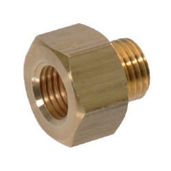 Redukcinis adapteris, žalvaris, vidinis/vidinis sriegis 1/4 18NPTF-M14x1.5 I00094