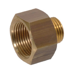 Redukcinis adapteris, žalvaris, vidinis/vidinis sriegis 1/2 14NPTF-M16x1.5 I00092