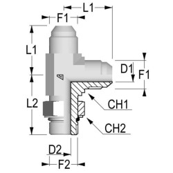 L formos smeigė 7/8 UNF LIU1414