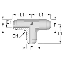 T formos smeigė M 1-1/16 UNF T17