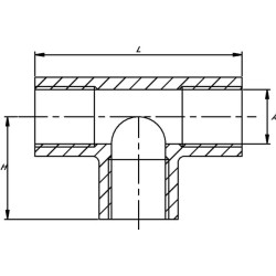 T formos smeigė F 3/8 BSP TBB06