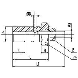 Droselio varžtas 1/2" C056R1371