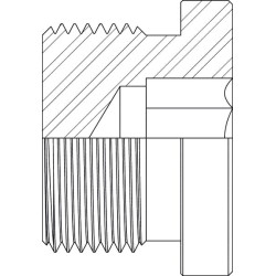 Kištukas 1/2 BSP VS08AXC