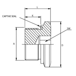 Galinis kaištis (CS) M18 VSM18WD