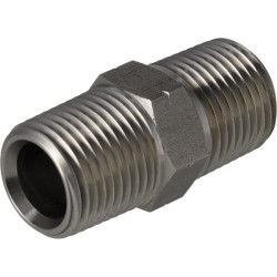 Tiesus adapteris 1/2" NPT nerūdijančio plieno DNN08SS