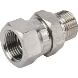 Tiesus adapteris M/F 3/8" BSP SS VNBW06SS