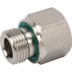 Redukcinė įvorė, išorinė/vidinė, 1/2" BSP x 3/8" BSP, WD SS, REDR1238WDSS