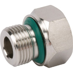 Redukcinė įvorė, išorinė/vidinė, 3/8" BSP x 1/8" BSP, WD SS, REDR3818WDSS
