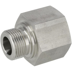 Redukcinė įvorė, išorinė/vidinė, 3/4" BSP x 1" BSP, nerūdijančio plieno, REDR341SS