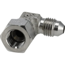 Pasukama alkūnė 7/16" JIC SS KOU07SS