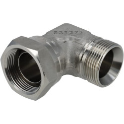 Alkūnės adapteris, išorinis/išorinis, 1 1/4 colio BSP, nerūdijančio plieno, MF9020KSS