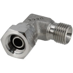 Alkūnės adapteris, išorinis/vidinis, 1/4 colio BSP, nerūdijančio plieno, MF9004KSS
