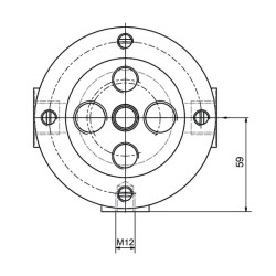 Sukamasis antgalis 060/04 2x1/2"-2x3/8" RC604238212