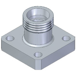 Siurblio flanšas tiesus metrinis GF35LKL12H030