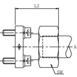 Jungiamasis flanšas 15L GFV15L40