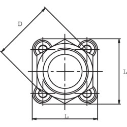 Jungiamasis flanšas 16S GFV16S35
