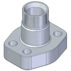 Flanšas SAE 60° BSP AFS616T16L082
