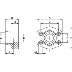 Metrinis suvirinimo flanšas SA GFW608SM20M