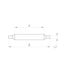 Daugiasluoksnis sandariklis M10 - 1/8 nerūdijančio plieno s TM110RVS