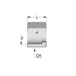 Jungiamoji veržlė 7/8 UNF W14TB
