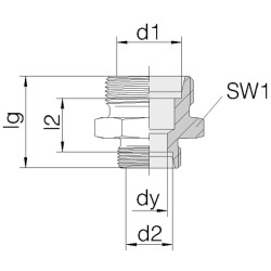 Tiesus adapteris (be M/R) 10L 6L GS106L