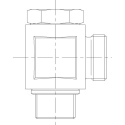 Banžo jungtis 12L R1/2 RSWS12LR12
