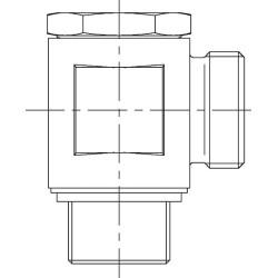 Kampinė bandžo jungtis RSWS10LR38WD