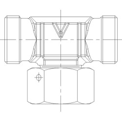 Reguliuojamas išorinis sriegis 12S ETSD12S