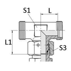 Reguliuojamas išorinis sriegis 12L ETSD12LGP