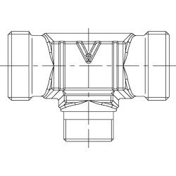 T formos jungtis 12-12-8L TS12128L