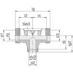 T formos jungtis 12-12-8L TS12128L