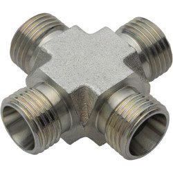 Lygiavertė kryžminė jungtis 10L M16x1,5 KS10LKR