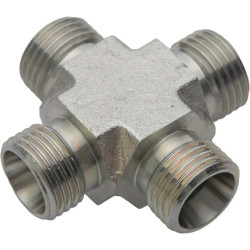 Lygiavertė kryžminė jungtis 10L M16x1,5 KS10LKR