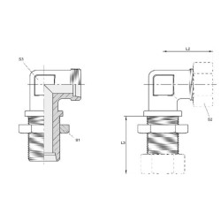 Pertvaros alkūnė 8S WSV8S