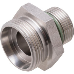 Vyriškas smeiginis sujungimas 28L x 3/4" BSP WD SS GES28LR34WDSS