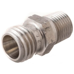 6L x 1/8" NPT nerūdijančio plieno išorinė sriegio jungtis GES6L18NPTSS