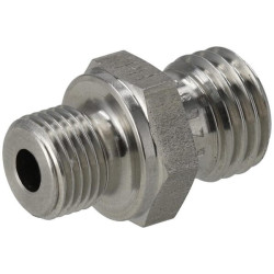 6L x 1/8" BSP nerūdijančio plieno išorinė sriegio jungtis GES6LR18SS