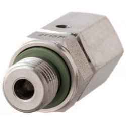 Pasukama jungtis, išorinė/vidinė, 6L x 1/8" BSP, sriegis, nerūdijančio plieno, EGESD6LR18WDSS