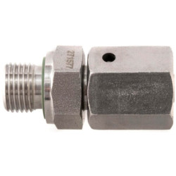 Pasukama jungtis, išorinė/vidinė, 6L x 1/8" BSP, sriegis, nerūdijančio plieno, EGESD6LR18WDSS