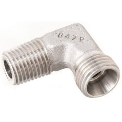 Alkūnė su išoriniu sriegiu 10L x 1/4" NPT SS WES10L14NPTSS