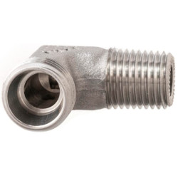 Alkūnė su išoriniu sriegiu 10L x 1/4" NPT SS WES10L14NPTSS