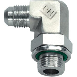 Alkūnė 9/16" JIC x 1/4" BSP nerūdijantis plienas KIB0904SS