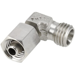 T formos jungtis, reguliuojama, 6L, nerūdijančio plieno, ETS6LSS