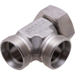 T formos jungtis, reguliuojama, 42L, nerūdijančio plieno, ELSD42LSS