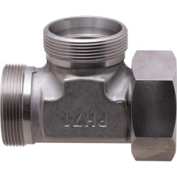 T formos jungtis, reguliuojama, 42L, nerūdijančio plieno, ELSD42LSS