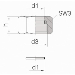 „Vossform“ pasukama veržlė 10L MVF10LWD